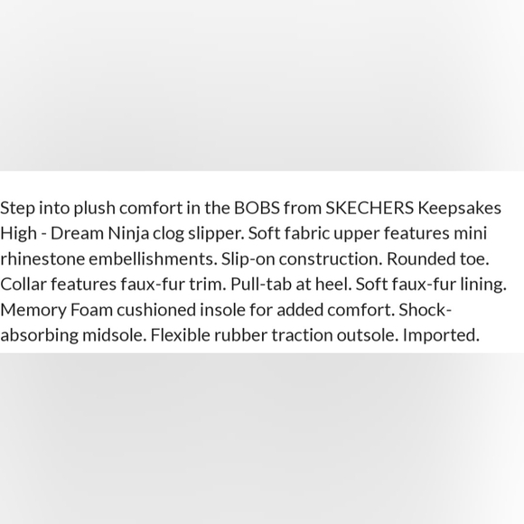 Bobs from Skechers Dream Ninja Slippers  Charcoal Size 9 Sparkles Nwt - Picture 12 of 13